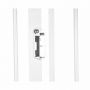 Lionelo - Poarta siguranta Truus Slim LED, White