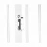 Lionelo - Poarta siguranta Truus Slim LED, White