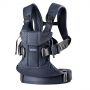 BabyBjorn - Marsupiu anatomic One Air - Navy Blue, 3D Mesh