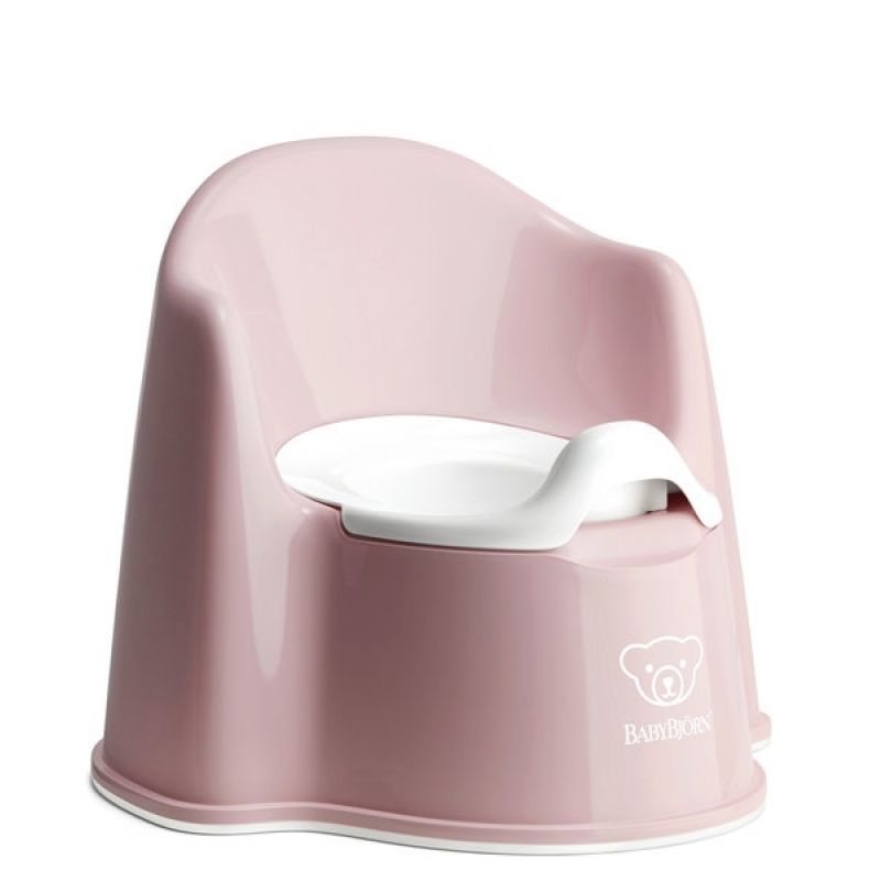 BabyBjorn - Olita cu protectie spate Pottty Chair Powder Pink BabyBjorn - Olita cu protectie spate Pottty Chair Powder Pink