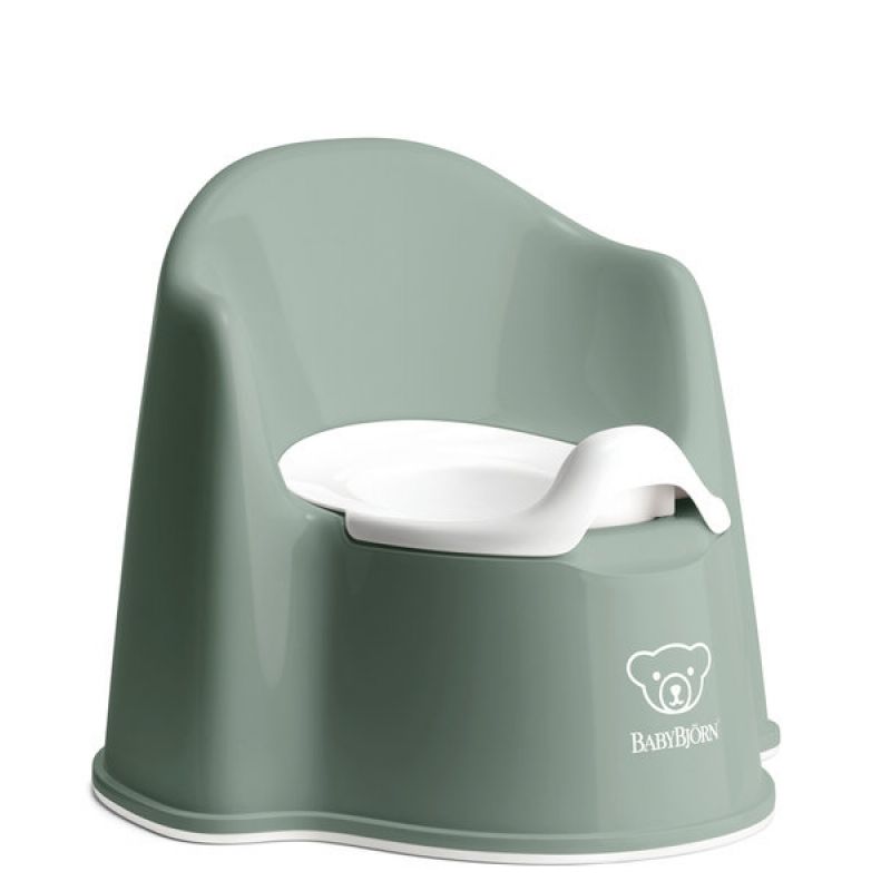 BabyBjorn - Olita cu protectie spate Potty Chair Deep Green BabyBjorn - Olita cu protectie spate Potty Chair Deep Green