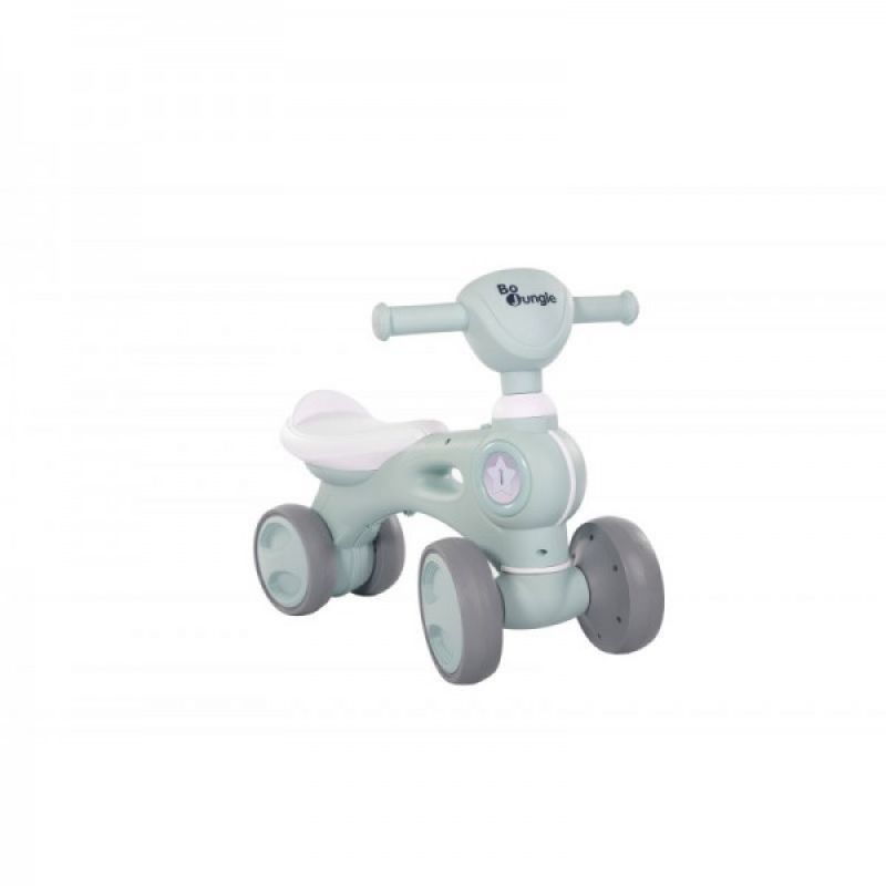 BO Jungle Bicicleta cu 4 roti albastra Bo Jungle pentru copii cu lumini si sunete BO Jungle Bicicleta cu 4 roti albastra Bo Jungle pentru copii cu lumini si sunete