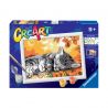Ravensburger PICTURA PE NUMERE - PISICUTE SOMNOROASE