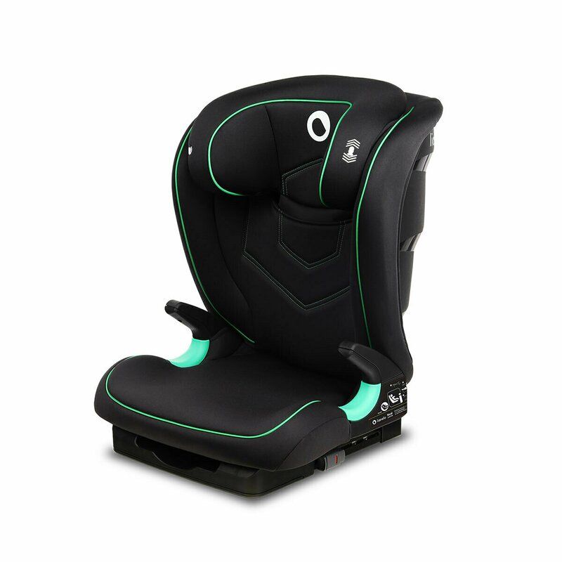 Lionelo - Scaun auto i-Size Neal, cu Isofix, 15-36 kg, Black Onix