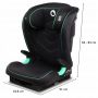 Lionelo - Scaun auto i-Size Neal, cu Isofix, 15-36 kg, Black Onix