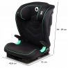 Lionelo - Scaun auto i-Size Neal, cu Isofix, 15-36 kg, Black Onix