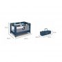 Lionelo - Patut pliant Stefi, 120x60 cm, Blue Navy