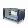Lionelo - Patut pliant Sven Plus, 120 x 60 cm, nivel intermediar, arcada jucarii, masuta de infasat, Blue Navy
