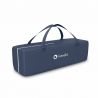 Lionelo - Patut pliant Sven Plus, 120 x 60 cm, nivel intermediar, arcada jucarii, masuta de infasat, Blue Navy