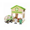 Masterkidz Spital de jucarie, din lemn, +3 ani, Masterkidz, pentru gradinite