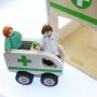 Masterkidz Spital de jucarie, din lemn, +3 ani, Masterkidz, pentru gradinite