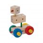 Matador Set cuburi de constructie din lemn Maker XL, +3 ani, Matador