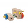 Matador Set cuburi de constructie din lemn Maker XL, +3 ani, Matador