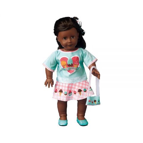 Dress Your Doll Set de croitorie hainute pentru papusi Couture Emily I love ice cream, Dress Your Doll