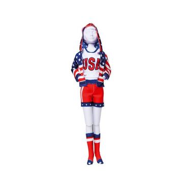 Dress Your Doll Set de croitorie haine papusi Couture Sporty Stars & Stripes