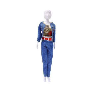 Dress Your Doll Set de croitorie haine papusi Couture Kitty Cat