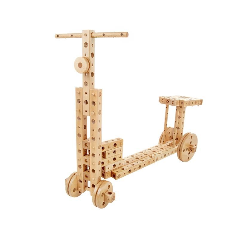 Pony Set constructie mecanica din lemn Polytechnical Small, 224 piese, Pony Pony Set constructie mecanica din lemn Polytechnical Small, 224 piese, Pony