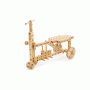 Pony Set constructie mecanica din lemn Polytechnical Small, 224 piese, Pony