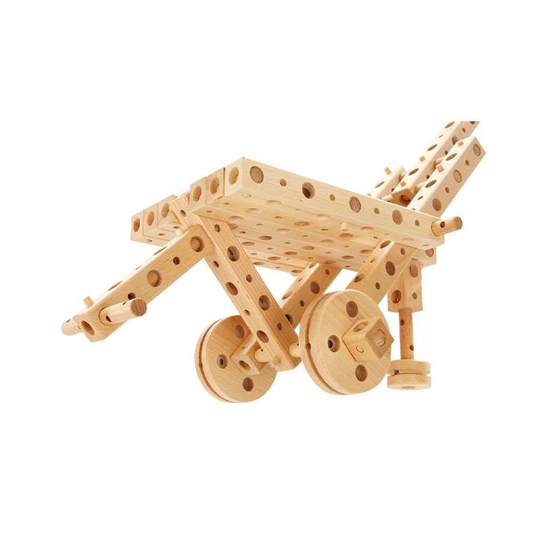 Pony Set constructie mecanica din lemn Polytechnical Large, 300 piese, Pony Pony Set constructie mecanica din lemn Polytechnical Large, 300 piese, Pony