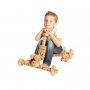 Pony Set constructie mecanica din lemn Polytechnical Large, 300 piese, Pony