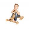 Pony Set constructie mecanica din lemn Polytechnical Large, 300 piese, Pony