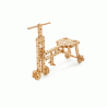 Pony Set constructie mecanica din lemn Polytechnical Large, 300 piese, Pony