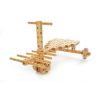 Pony Set constructie mecanica din lemn Polytechnical Large, 300 piese, Pony