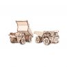 EWA Set constructie cu mecanism Puzzle 3D BELAZ MINI din lemn 105 piese @ EWA