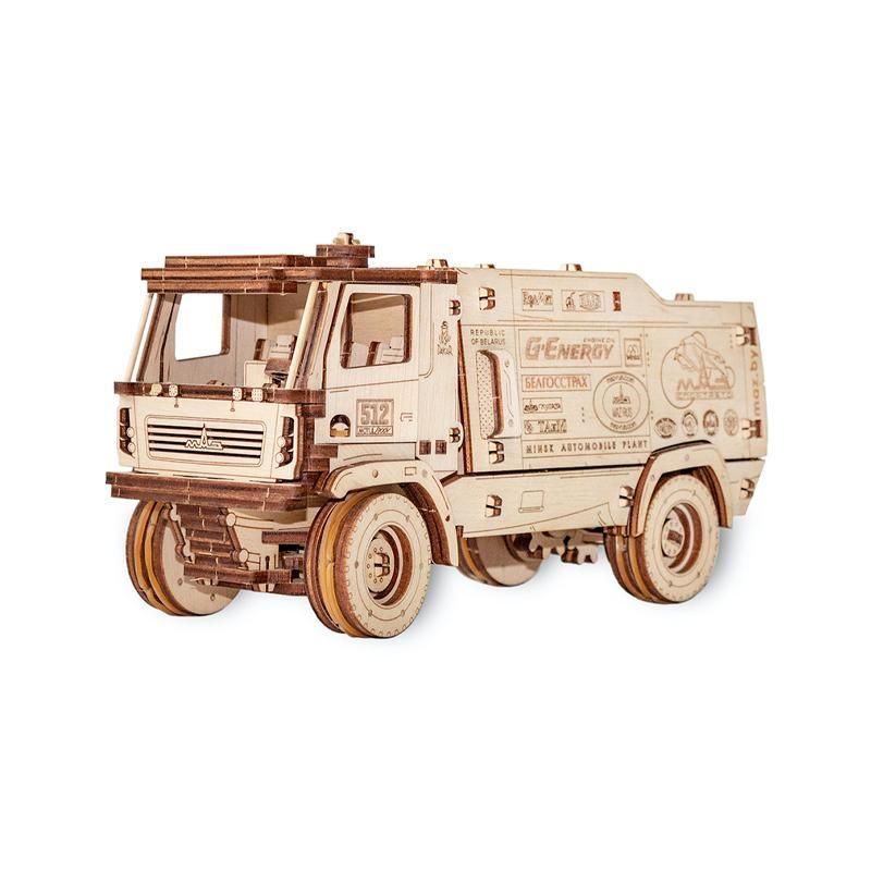 EWA Set constructie cu mecanism Puzzle 3D MAZ 5309RR SCALE 1:30 din lemn 278 piese @ EWA EWA Set constructie cu mecanism Puzzle 3D MAZ 5309RR SCALE 1:30 din lemn 278 piese @ EWA