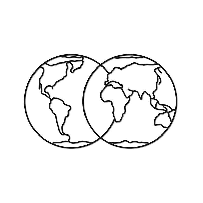 EWA Puzzle 3D decorativ HEMISPHERES OF EARTH din lemn 91 piese @ EWA EWA Puzzle 3D decorativ HEMISPHERES OF EARTH din lemn 91 piese @ EWA