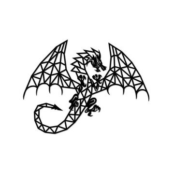 EWA Puzzle 3D decorativ DRAGON din lemn 344 piese