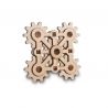 EWA Set constructie mini cu mecanism Puzzle 3D TWISTER MINI din lemn 18 piese @ EWA