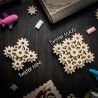 EWA Set constructie mini cu mecanism Puzzle 3D TWISTER MINI din lemn 18 piese @ EWA