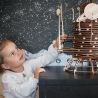 EWA Set constructie cu mecanism Puzzle 3D PLANETARIUM din lemn 534 piese @ EWA