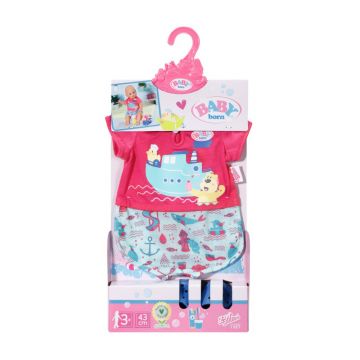 Zapf BABY born Pijama baie si papucei 43 cm