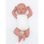 Antonio Juan Papusa bebe realist Nacida Reborn cu pernuta, cu articulatii, gri,