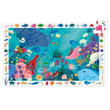 Djeco Puzzle observatie, Acvatic