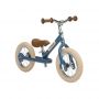 Trybike Bicicleta fara pedale vintage 2 in 1 tricicleta copii, albastru,