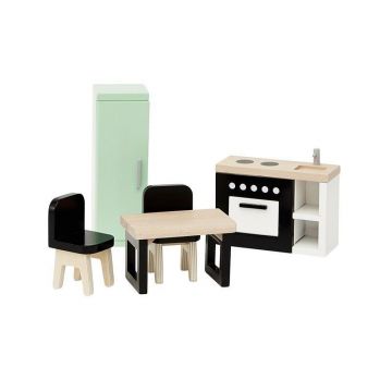 byASTRUP Mobilier casuta papusi din lemn, bucatarie, +3 ani