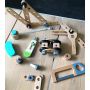 MAMAMEMO Set de constructie, din lemn,
