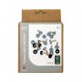 MAMAMEMO Suruburi, piulite, bolduri de jucarie, din lemn,
