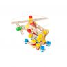 Alexander Toys Set constructie 68 piese din lemn Constructor Junior- Elicopter, Alexander