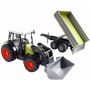 Bruder - Tractor CLAAS NECTIS 267 F cu remorca basculabila