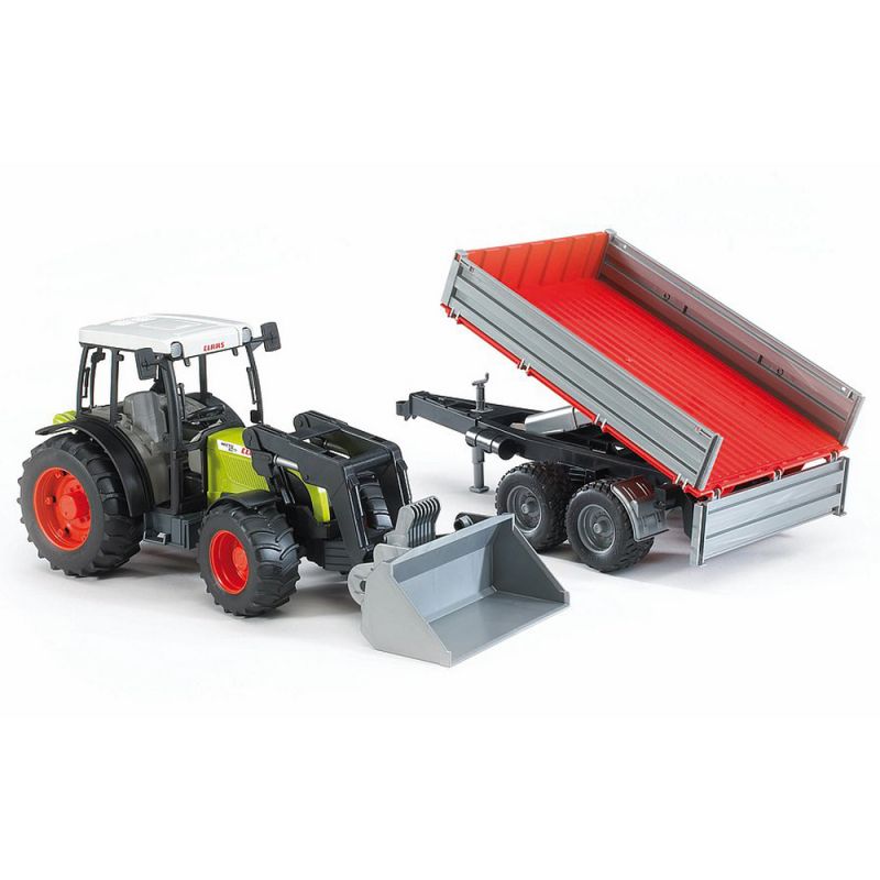Bruder - Tractor CLAAS NECTIS 267 F cu remorca basculabila Bruder - Tractor CLAAS NECTIS 267 F cu remorca basculabila