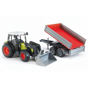 Bruder - Tractor CLAAS NECTIS 267 F cu remorca basculabila