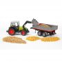 Bruder - Tractor CLAAS NECTIS 267 F cu remorca basculabila