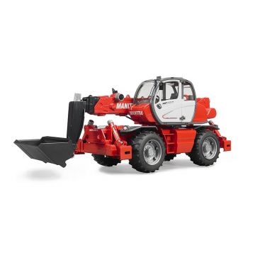 Bruder - Stivuitor telescopic cu accesorii MANITOU MRT 2150
