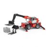 BRUDER BRUDER - STIVUITOR TELESCOPIC CU ACCESORII MANITOU MRT 2150