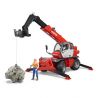 BRUDER BRUDER - STIVUITOR TELESCOPIC CU ACCESORII MANITOU MRT 2150