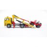 BRUDER BRUDER - CAMION DE TRACTARE MAN TGA SI VEHICUL DE TEREN